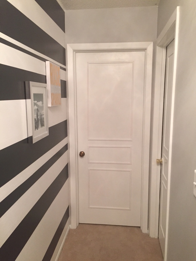 White trim and door